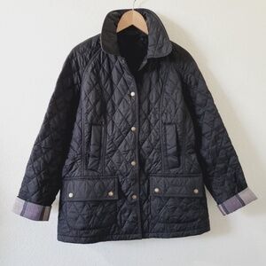 Unworn Barbour Beadnell Quilted Jacket in Black